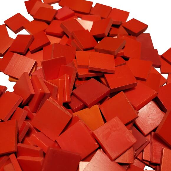 575 Plastic Algebra Tiles Squares Red and Green Math Manipulatives Homeschool - Picture 3 of 16